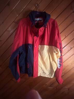 Vintage 1990s Regatta Sport Color Block Sailing Windbreaker Jacket